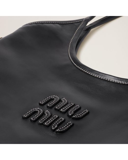 Miu Miu Black Ivy Leather Bag