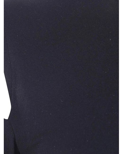 Junya Watanabe Blue Long Sleeved Cut-Out T-Shirt