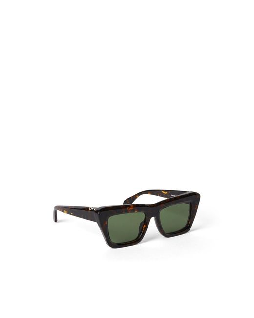 Off-White c/o Virgil Abloh Green Full Frame Sunglasses for men