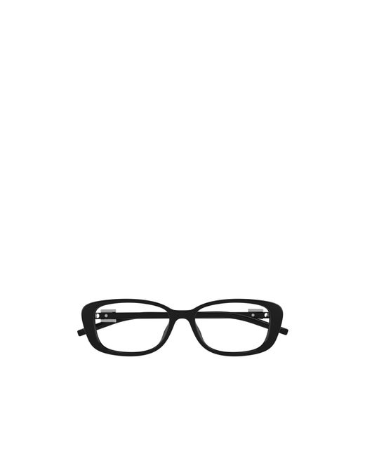 Gucci White Eyewear Rectangle-Frame Glasses