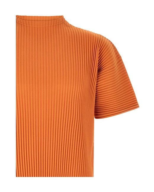 Homme Plissé Issey Miyake Orange 'Monthly Colors: March' Top for men