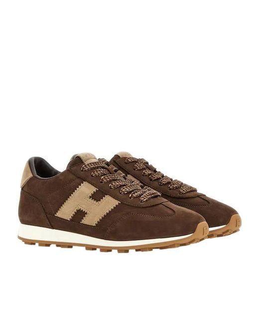 Hogan Brown Sneakers Athletic