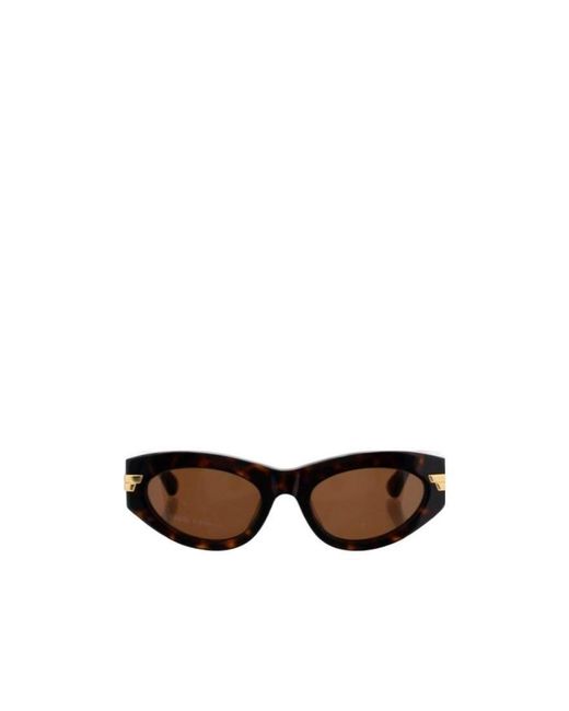 Bottega Veneta Multicolor Eyewear Oval Frame Sunglasses
