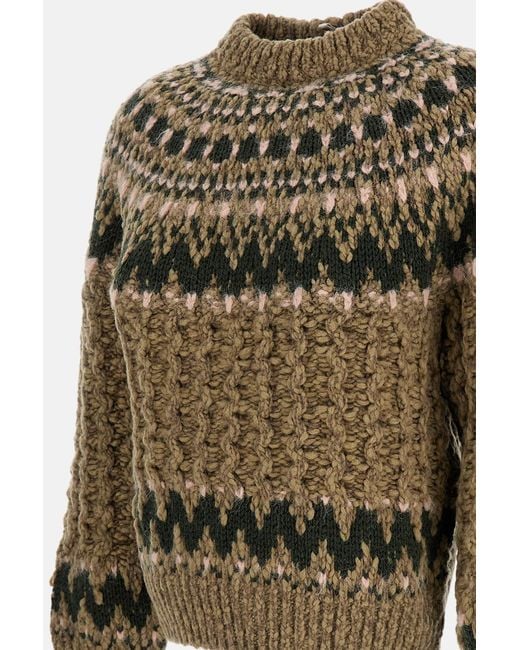 Moncler Green Crew Neck Sweater