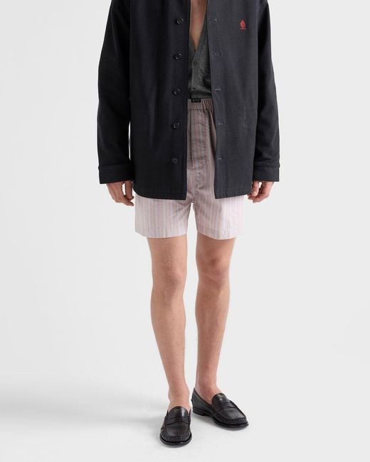 Prada Black Distressed Penny Loafers for men