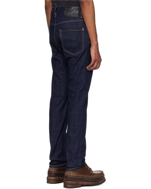 DSquared² Blue Cool Guy Logo-Patch Jeans for men