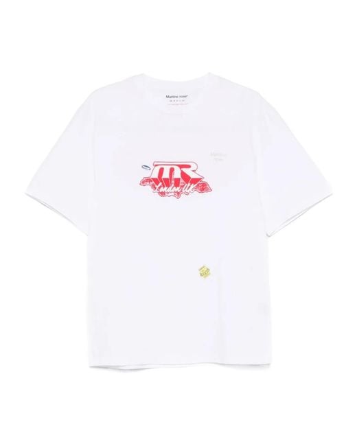 Martine Rose White Mr Jamaica T-Shirt for men