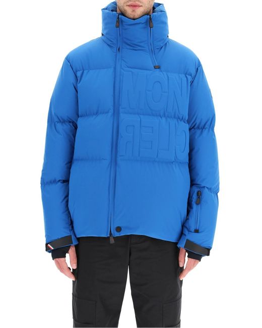 Moncler Blue Padded Down Jacket for men