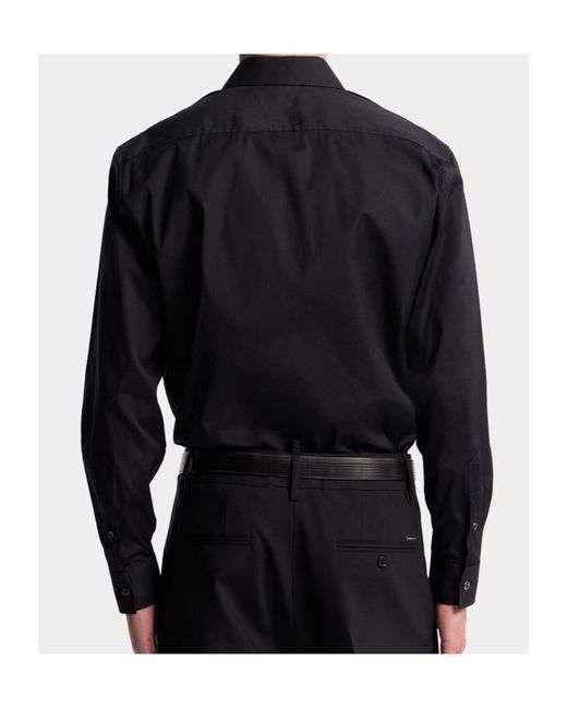 DSquared² Blue Logo Printed Buttoned Shirt for men