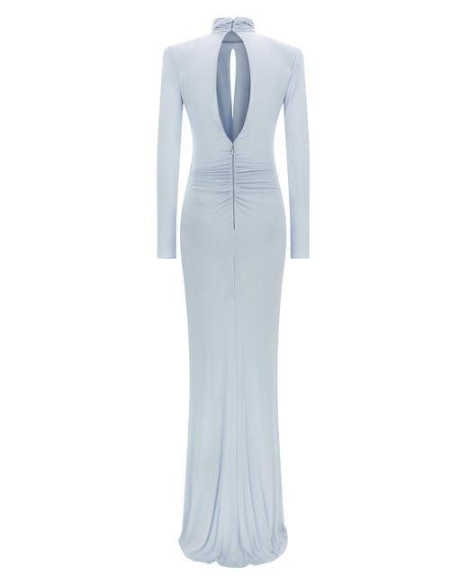 Elisabetta Franchi Blue Long Dress