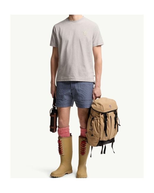 Moncler Blue Grenoble 3 Packs Crewneck T-Shirts for men
