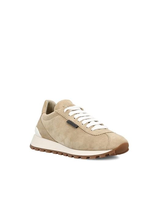 Brunello Cucinelli Natural Sneakers