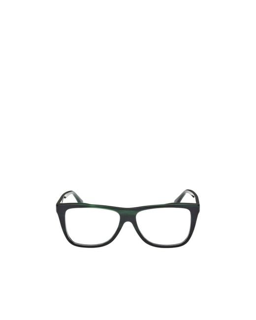 Max Mara White Square Frame Glasses