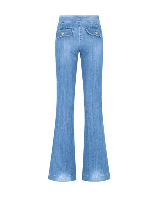 Seafarer Blue Anais Button Pocket Jeans