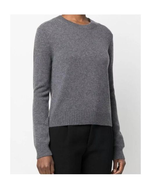 Lisa Yang Gray Long-Sleeved Sweater
