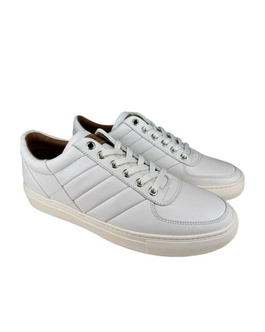 Bally White Logo Casual Sneakers for men