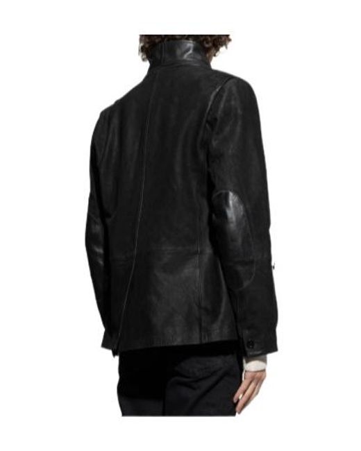 AllSaints Black Button-Up Jacket for men