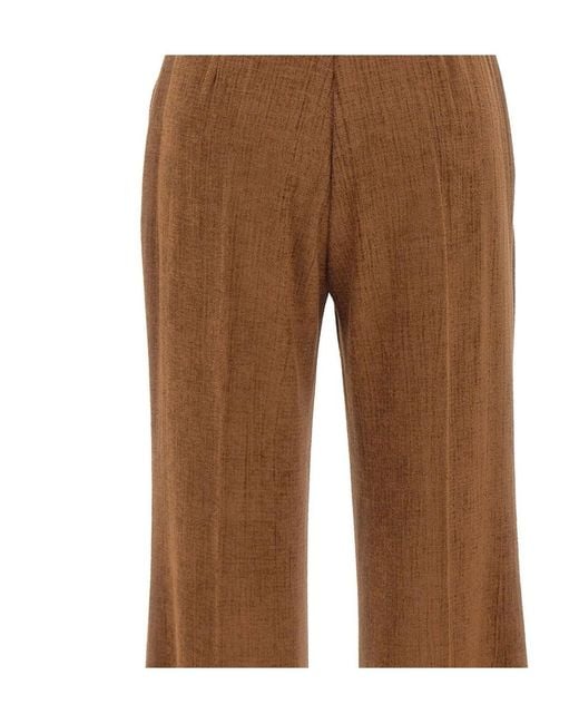 Kaos Brown Wide-Leg Pants