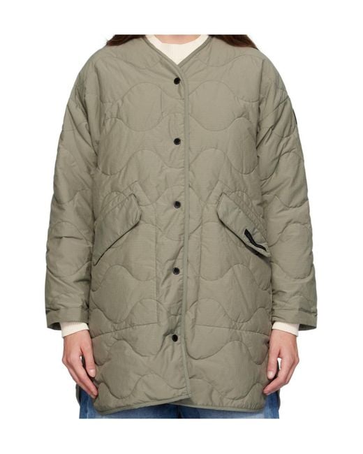 Canada Goose Gray Elgin Reversible Liner Coat