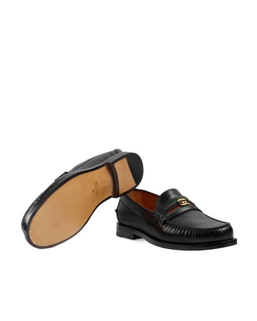 Gucci Black Kaveh Slip-On Loafers for men