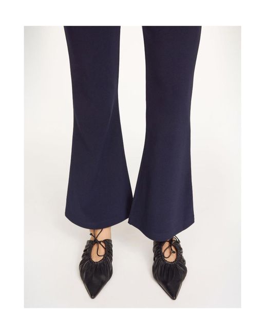 By Malene Birger Blue Vilanna Flared Trousers