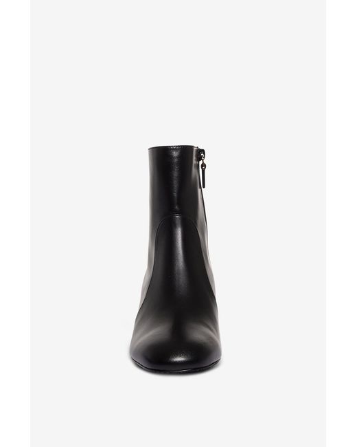 Stuart Weitzman White Zippered Ankle Boots