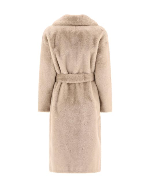 Herno Natural Long-Sleeved Belted Coat