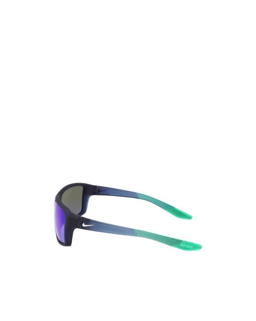 Nike Blue Geometric Frame Sunglasses for men