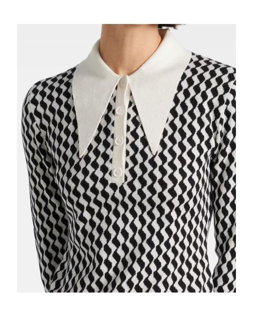 Rixo White Button-Up Mini Dress