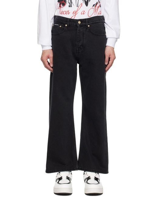 Eytys Black Belt-Loop Jeans