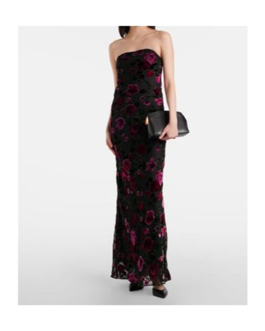 Rodarte Purple Velvet Devoré Gown
