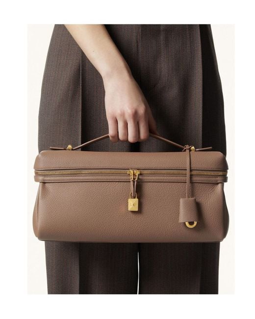 Loro Piana Brown Extra Softy Bag L33