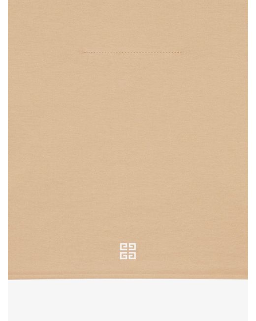 Givenchy Natural Logo Printed Cropped T-Shirt