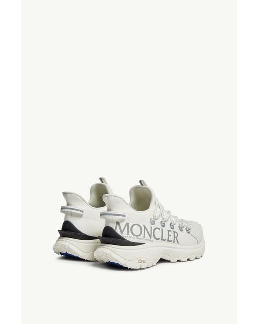 Moncler White Trailgrip Lite 2 Low Top Sneakers
