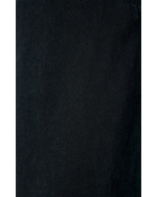 American Vintage Black Elastic-Waist Casual Trousers for men