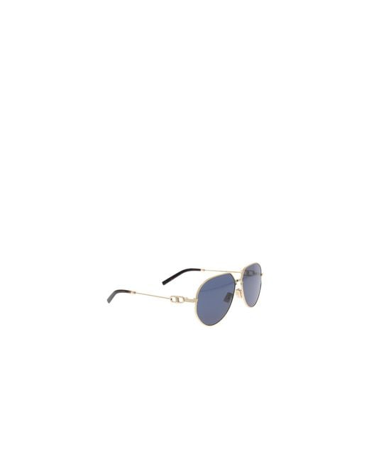 Dior Blue Eyewear Cd Link A1U Pilot-Frame Sunglasses for men