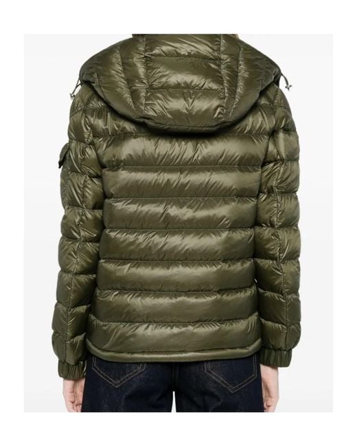 Moncler Green Dalles Hooded Down Jacket