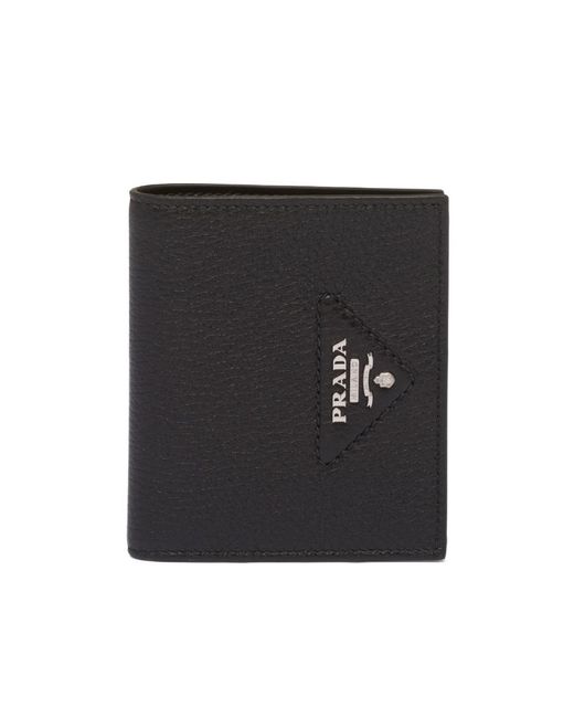 Prada Black Leather Wallet for men