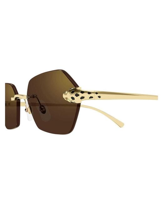 Cartier Multicolor Geometric Frame Sunglasses for men