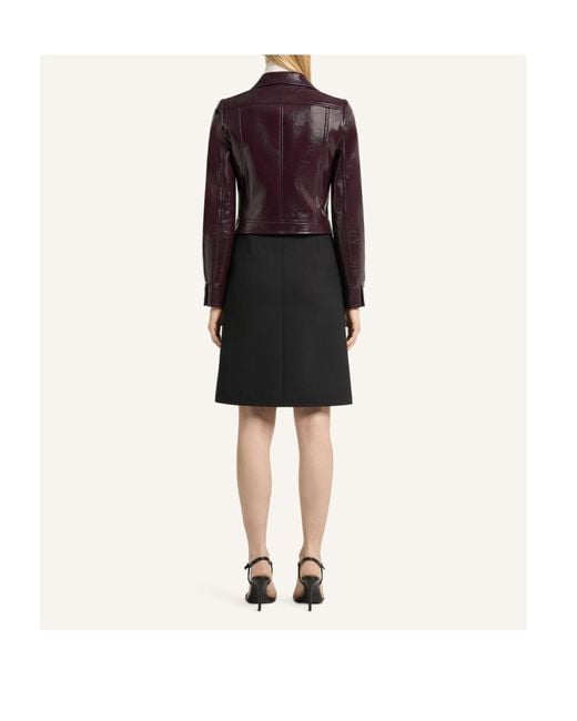 Courreges Brown Courrèges Vinyl Collared Button-Up Jacket