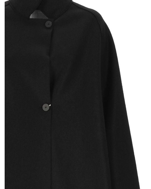 Harris Wharf London Black Long-Sleeved Coat