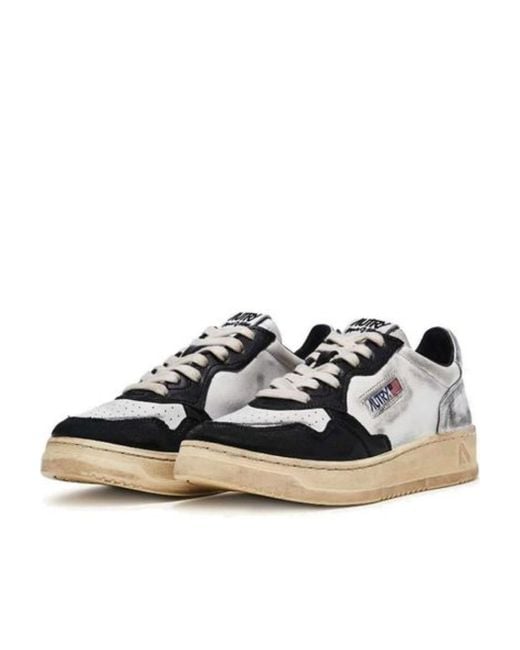 Autry Multicolor Medalist Low Vintage Sneakers for men