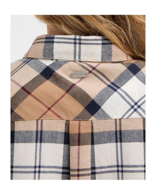 Barbour White Elishaw Short-Sleeve Shirt