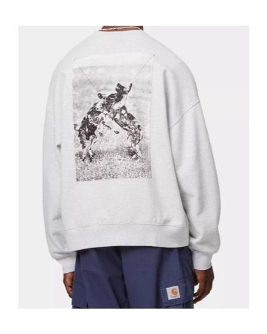Carhartt White No Play Sweatshirt for men