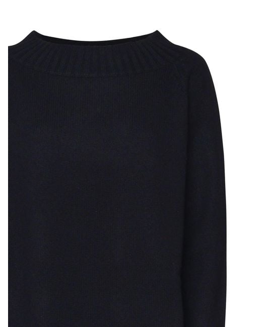 Max Mara Black Round-Neck Knit Jumper