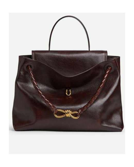 Bottega Veneta Brown Signature Knot Detail Ciao Ciao Bag