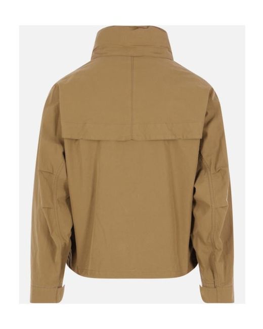 Lemaire Brown High-Neck Jacket for men