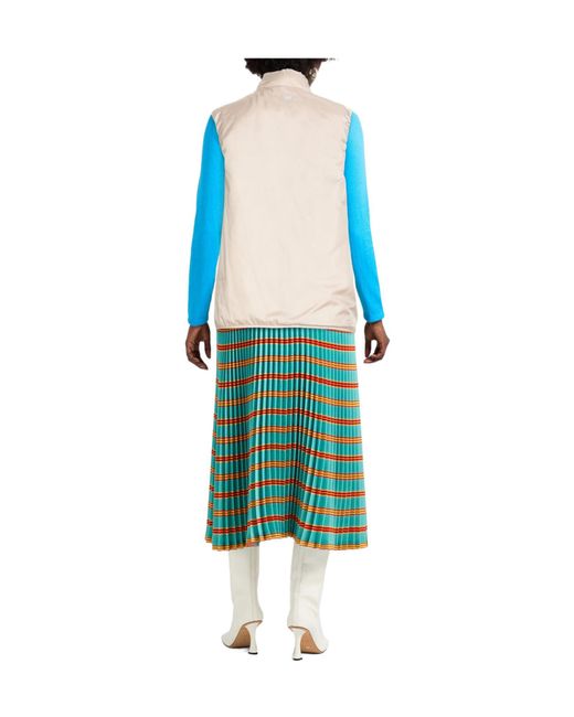 Weekend by Maxmara Natural Solid-Color Sleeveless Vest