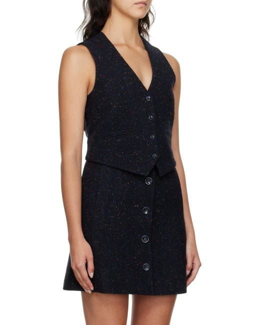 Chloé Black Logo Sleeveless Vest