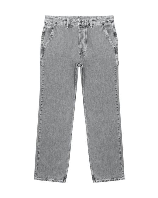 Ksubi Gray Belt-Loop Jeans for men
